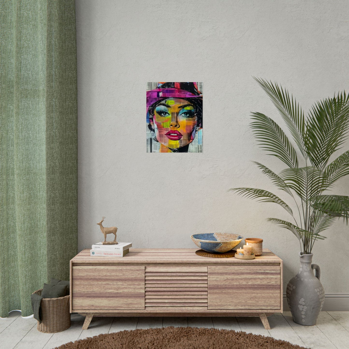 Retro Pop Culture Woman 9 - Wall Art, Retro Art