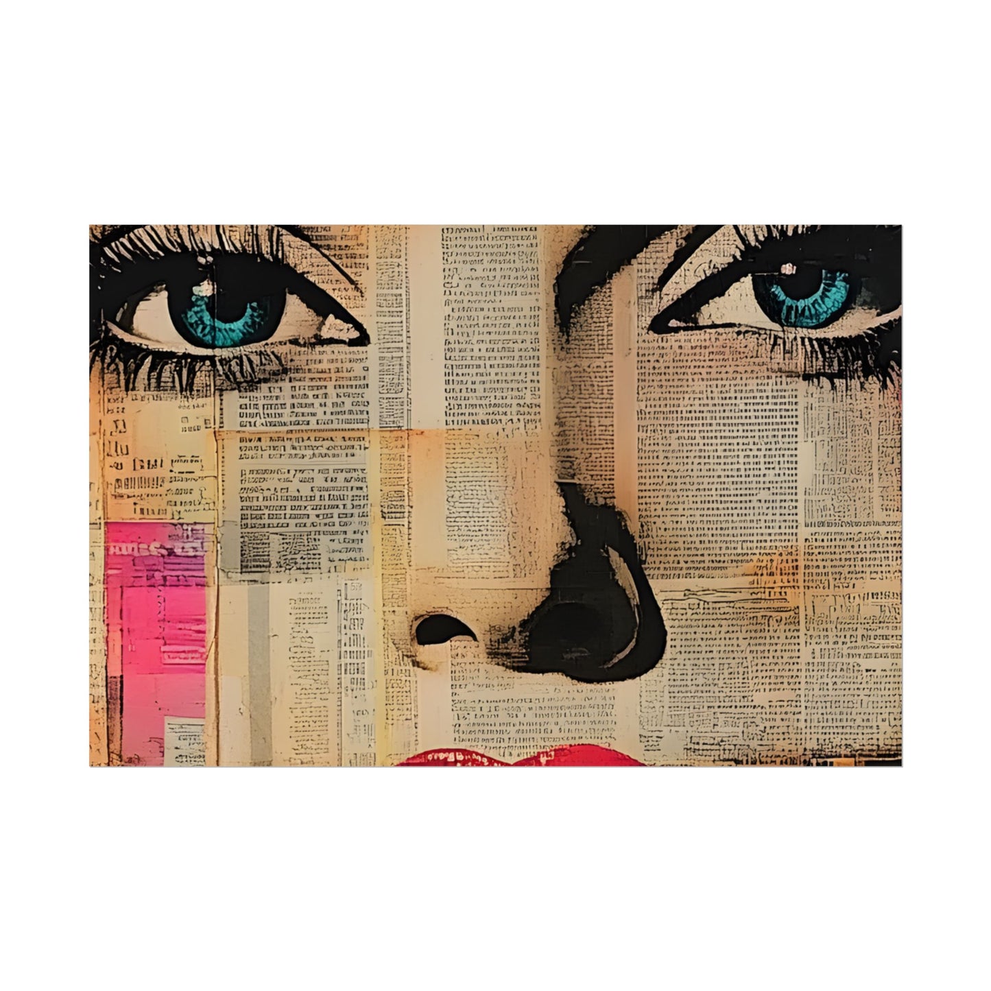 Retro Pop Culture Woman Poster 13 , Comic Wall Art