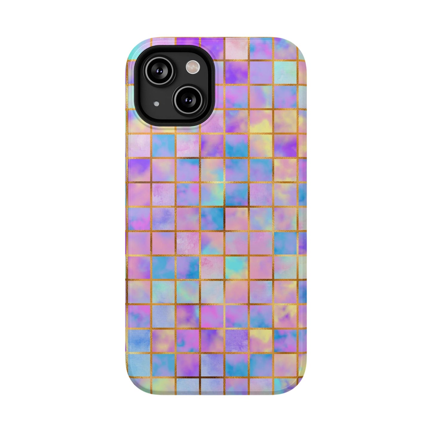 Colorful Mosaic Impact-Resistant Phone Case