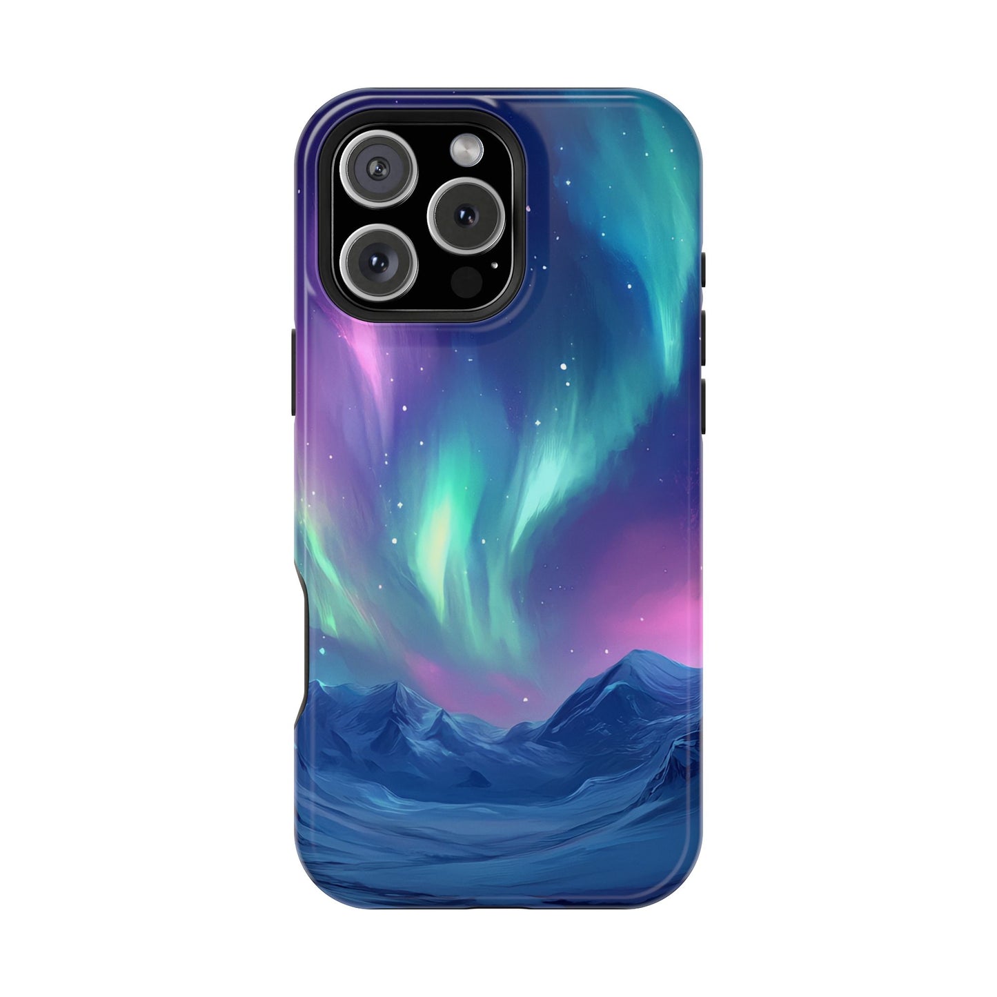 Aurora Borealis Impact-Resistant Phone Case - Colorful Northern Lights Design-2