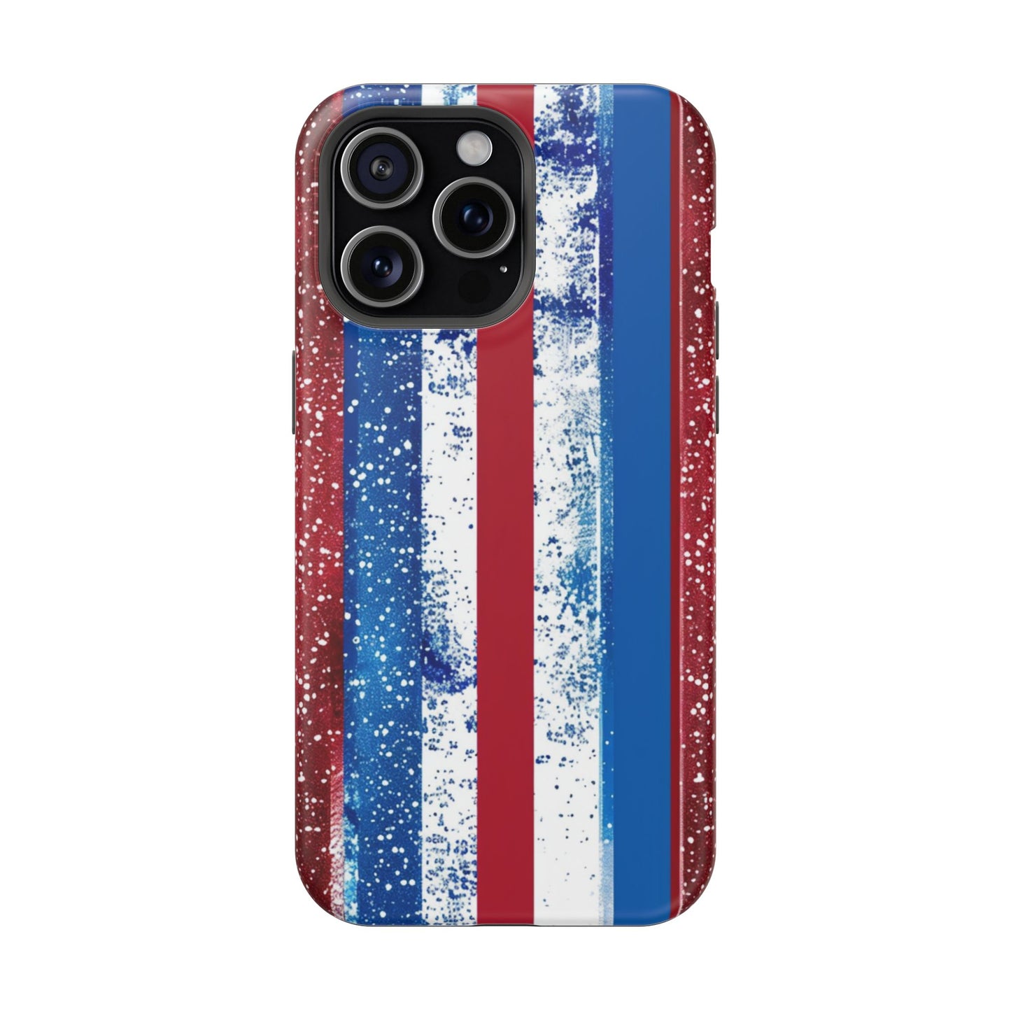 Patriotic Stripes Impact-Resistant Phone Case