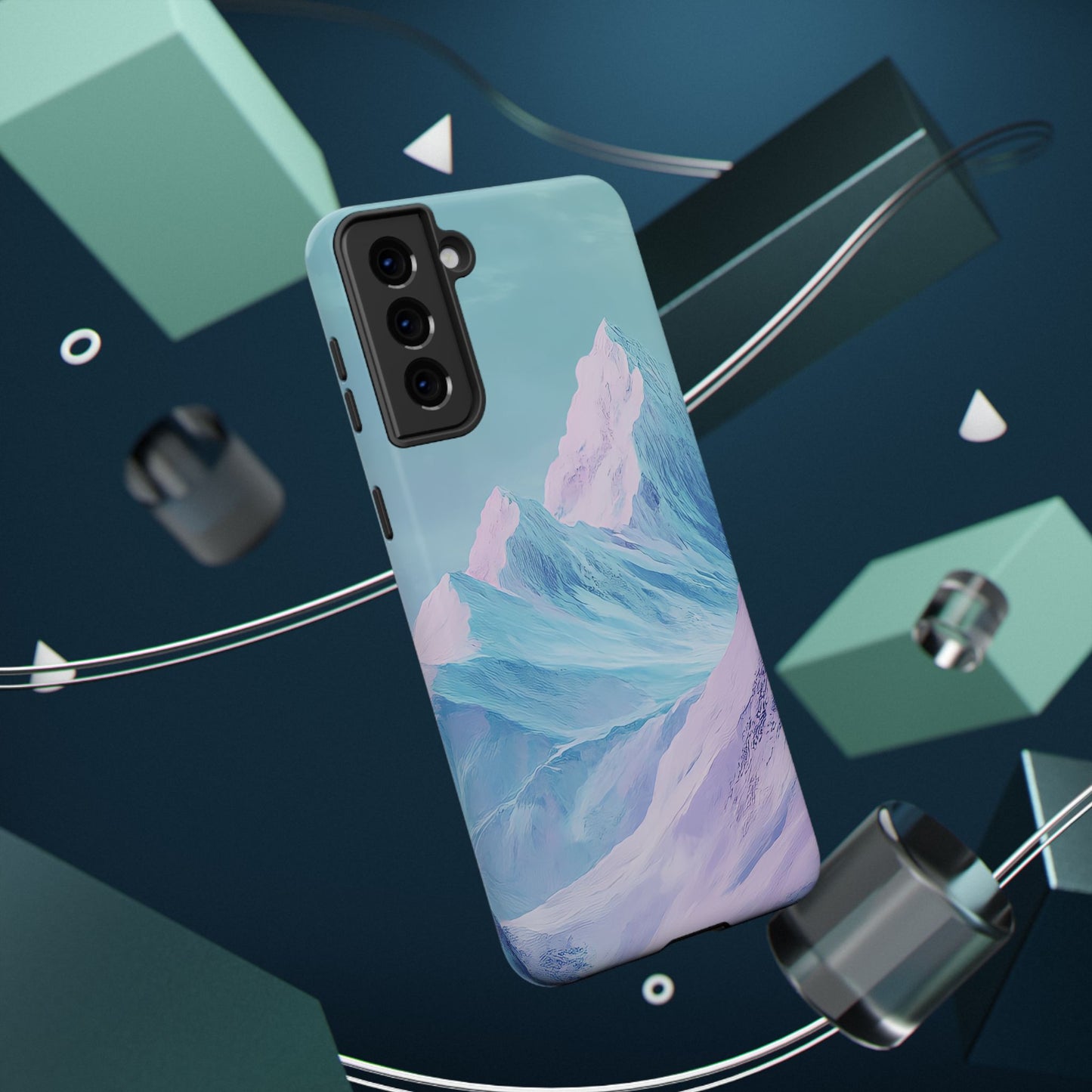 Mountain Landscape Phone Case - Impact-Resistant Protection for Nature Lovers
