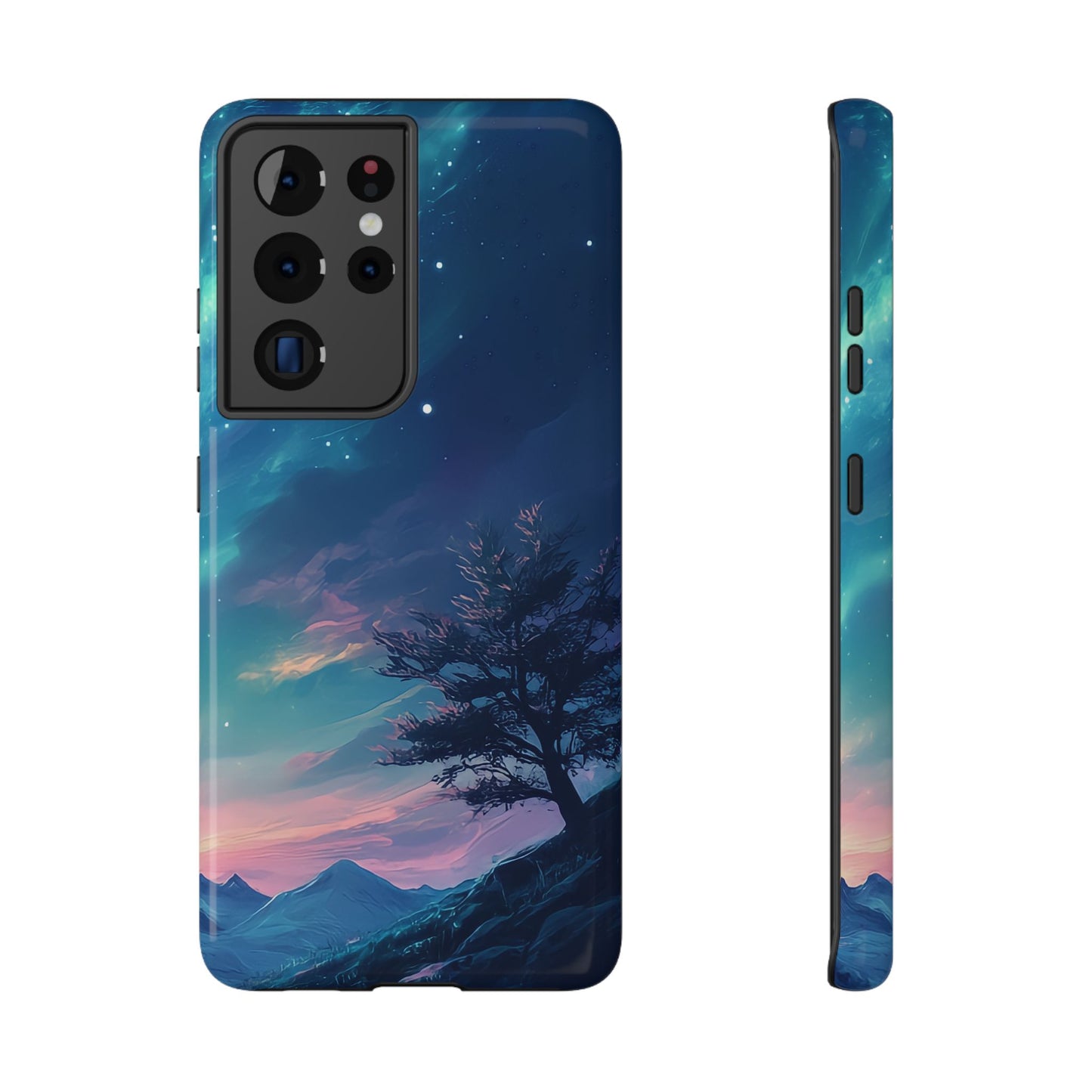Stunning Galaxy Tree Impact-Resistant Phone Case