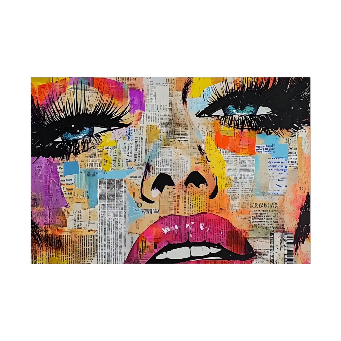 Pop Culture Woman 1 -Vibrant Art Prints, Fashion Poster,