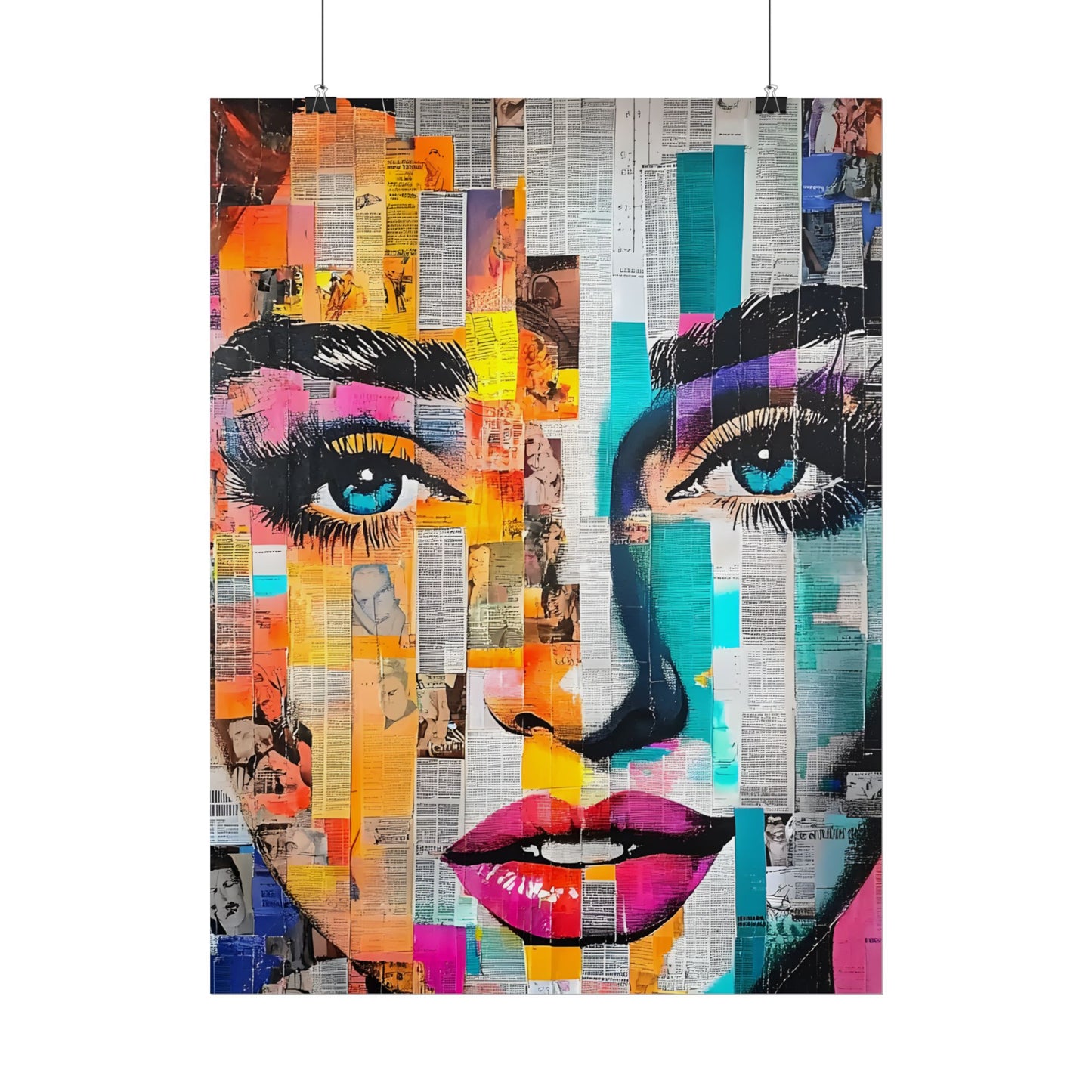 Retro Pop Culture Woman 6-Vibrant Art Wall Decor