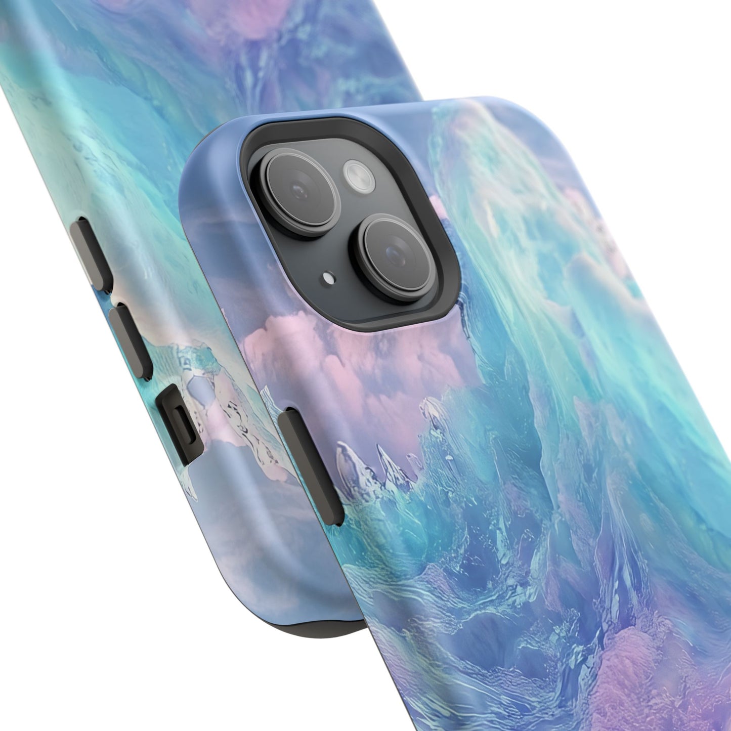 Phone Case - Colorful Abstract Waves Design