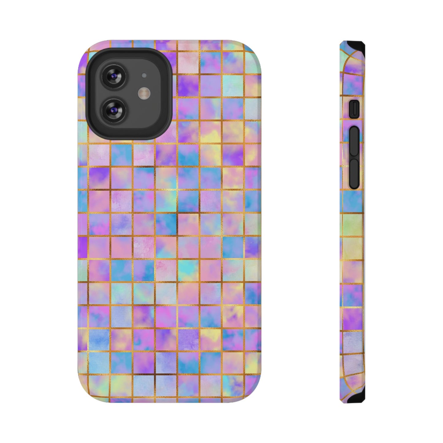 Colorful Mosaic Impact-Resistant Phone Case