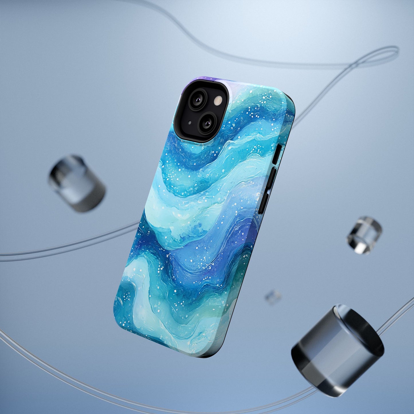 Ocean Wave Impact-Resistant Phone Case - Stylish and Durable Design