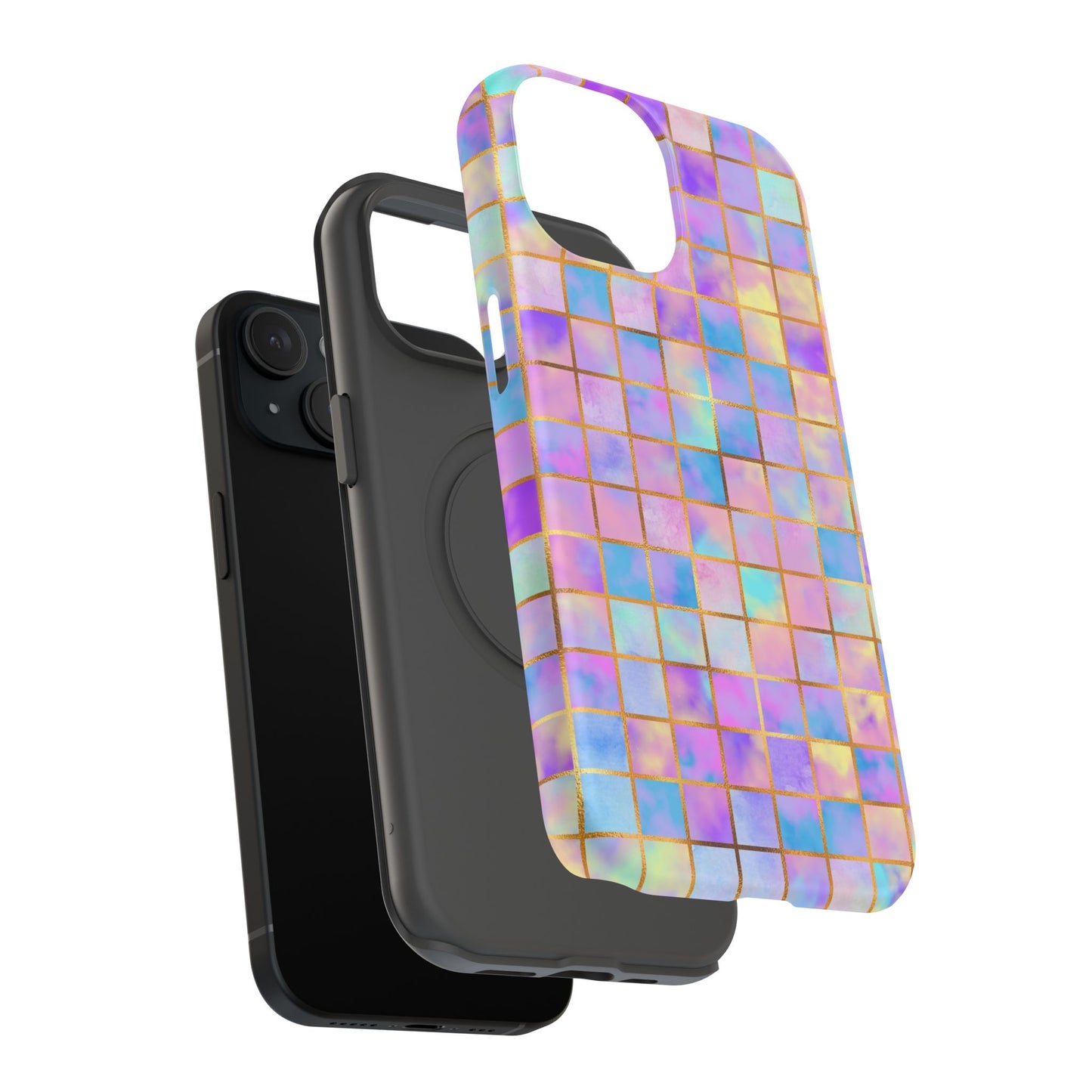Colorful Mosaic Impact-Resistant Phone Case
