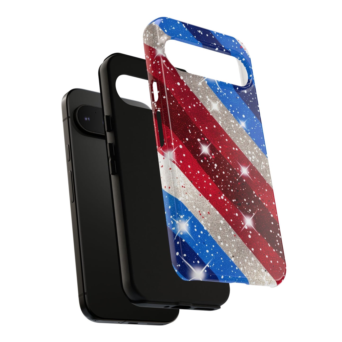 Glittery Patriotic Phone Case - Tough Cases