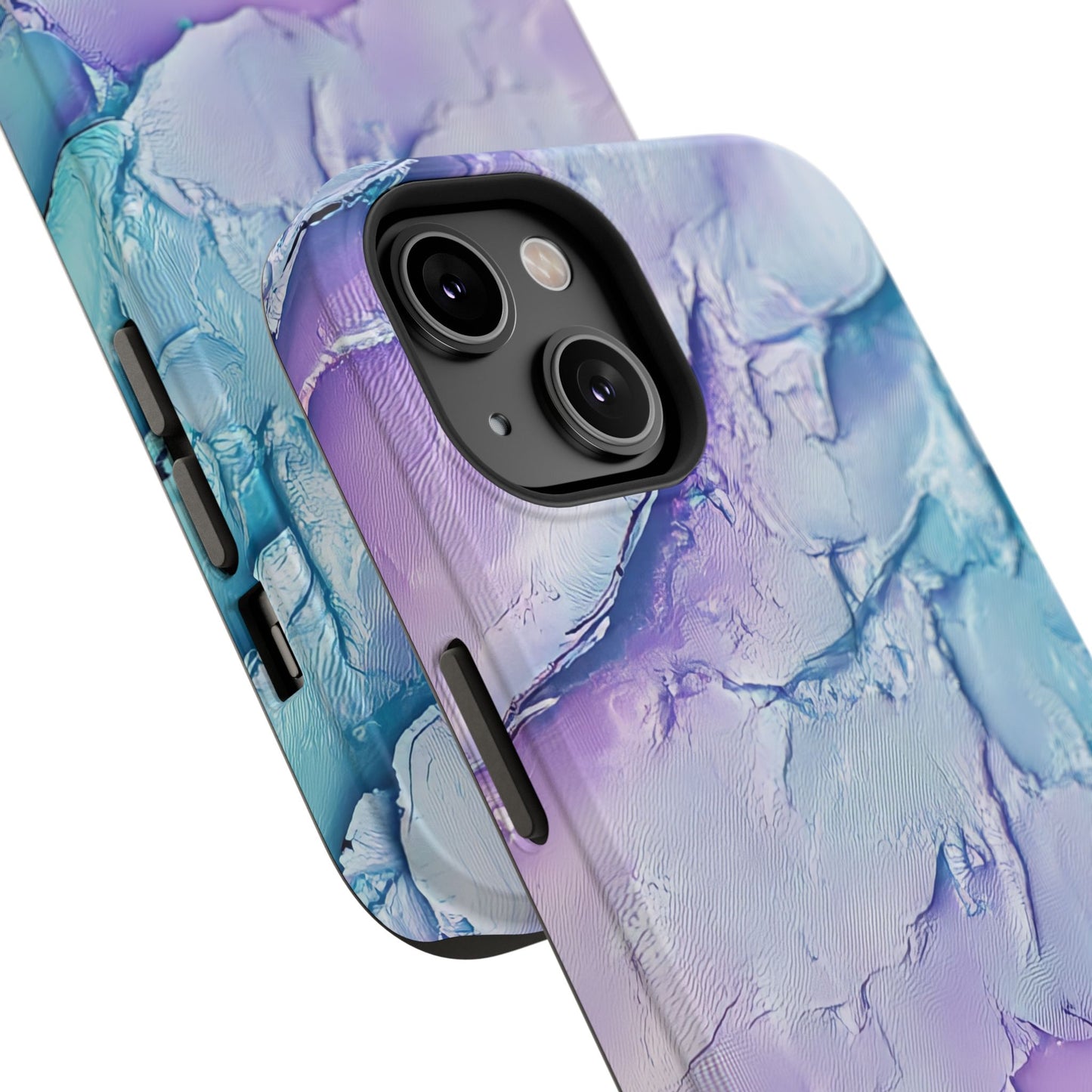 Vibrant Impact-Resistant Phone Case - Colorful Texture Design