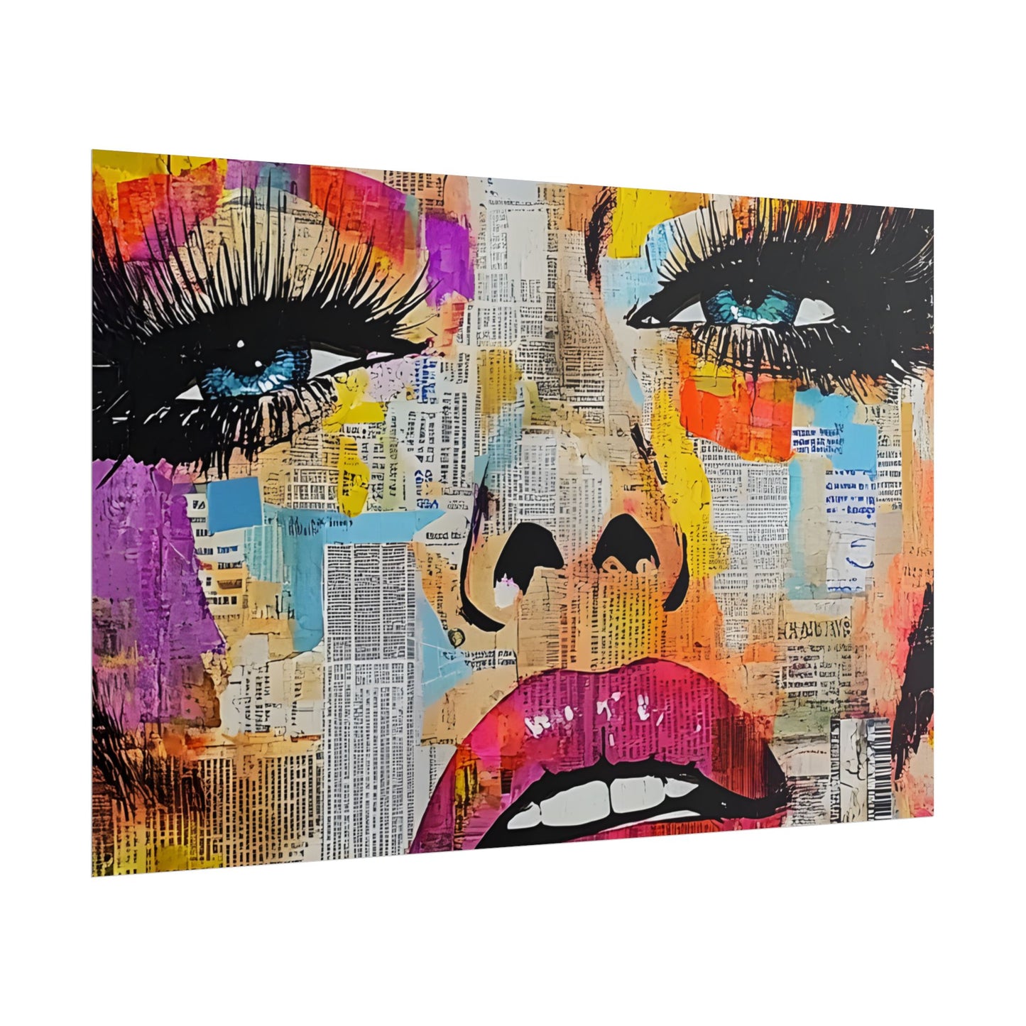 Pop Culture Woman 1 -Vibrant Art Prints, Fashion Poster,