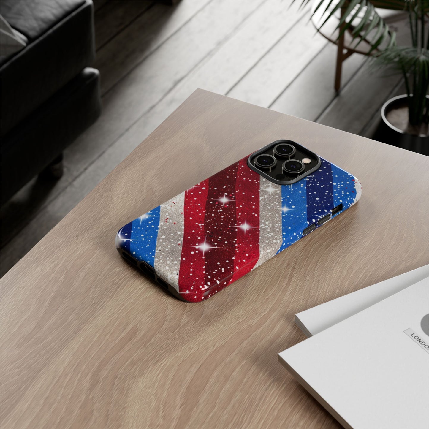 Glittery Patriotic Phone Case - Tough Cases