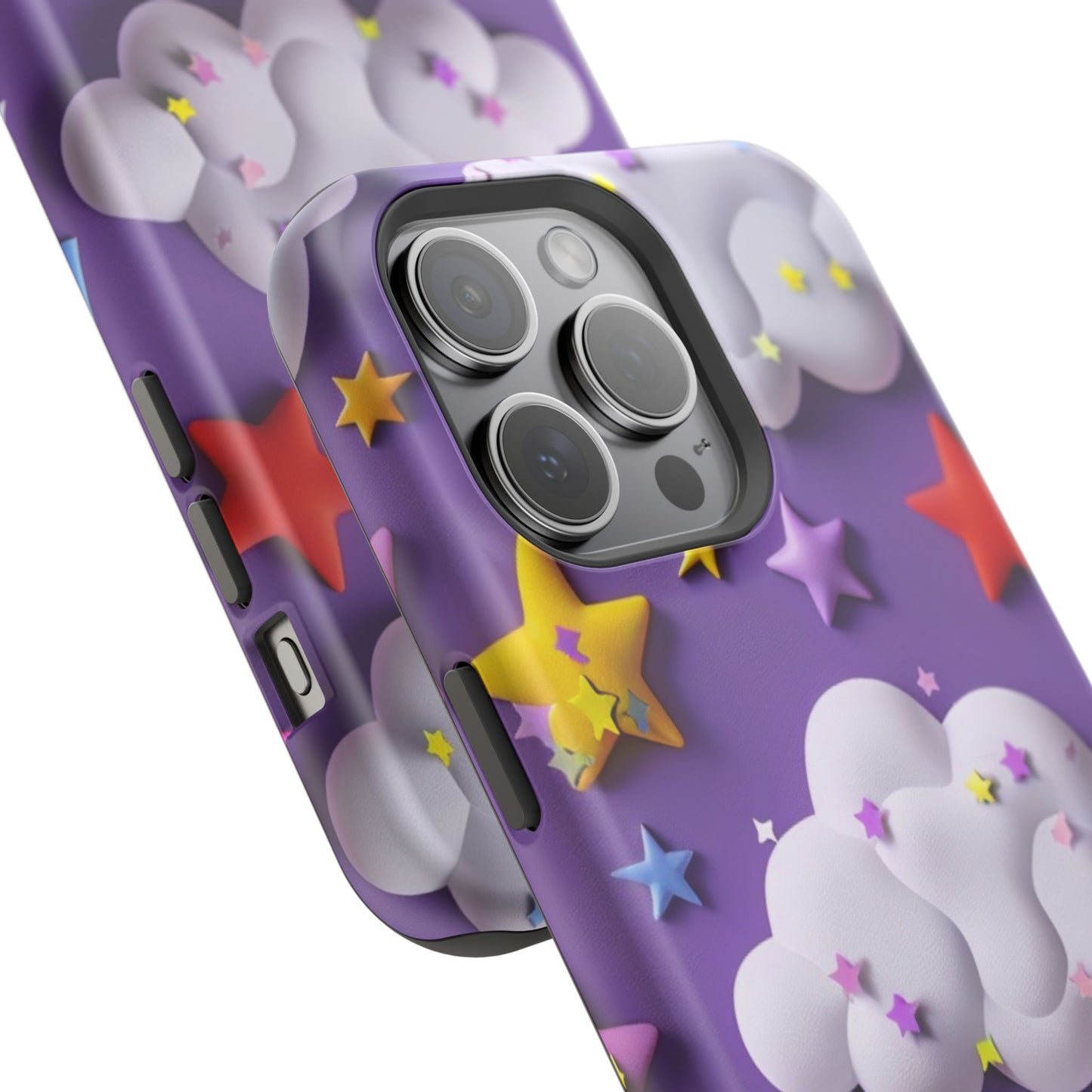 Colorful Cloud & Star Phone Case