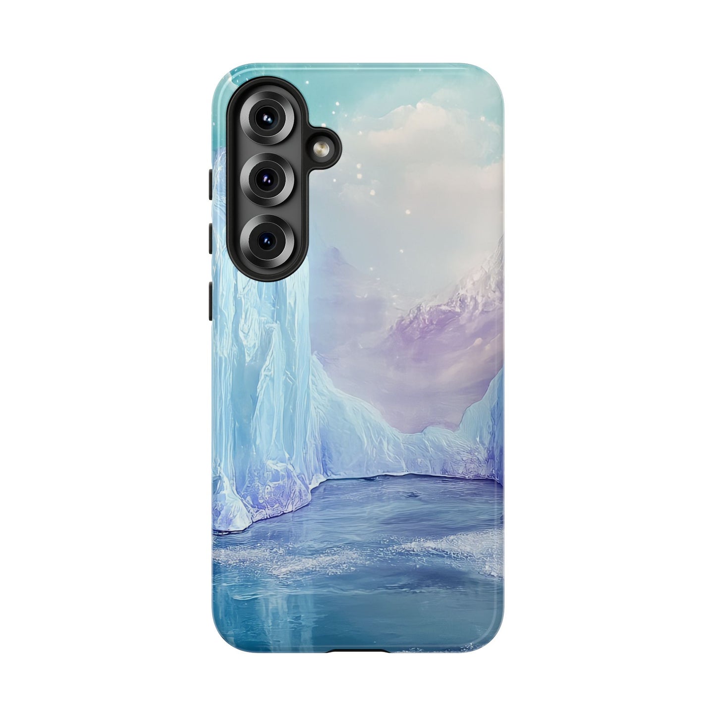Artistic Phone Case with Iceberg Design