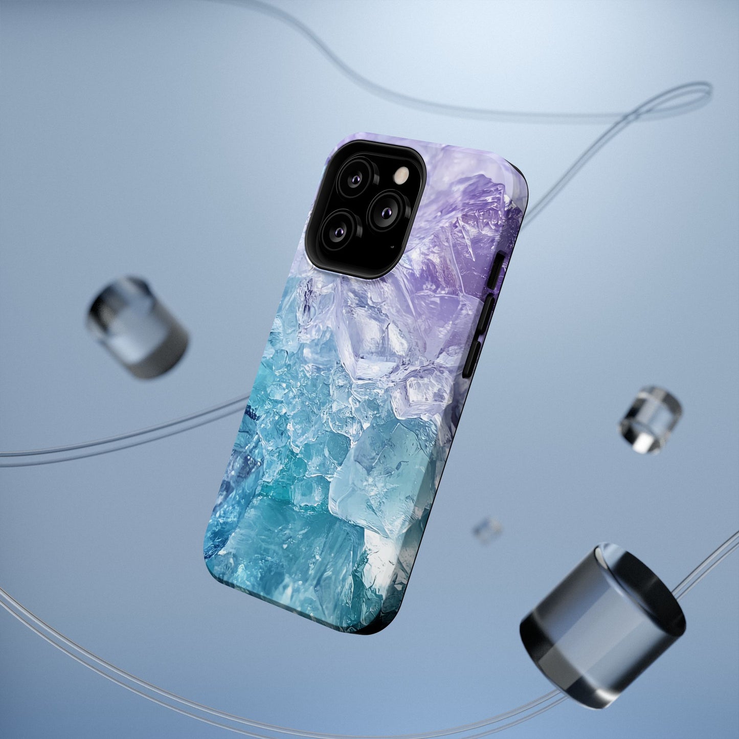 Crystal-Patterned Impact-Resistant Phone Case | Stylish Protection for Adventurers