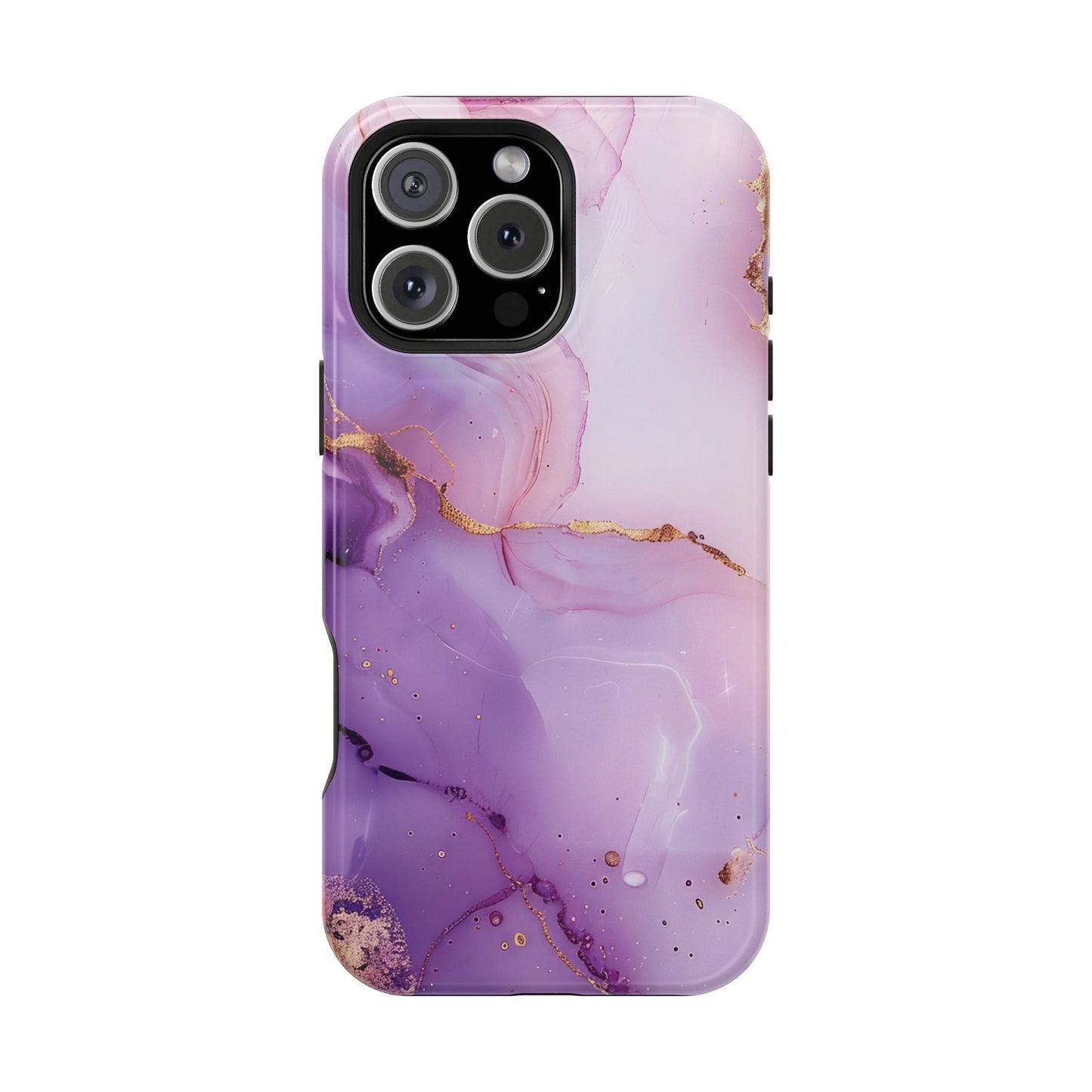 Elegant Purple Marble iPhone Case