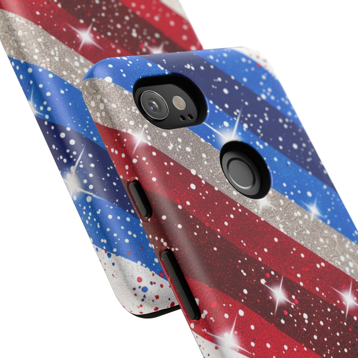 Glittery Patriotic Phone Case - Tough Cases
