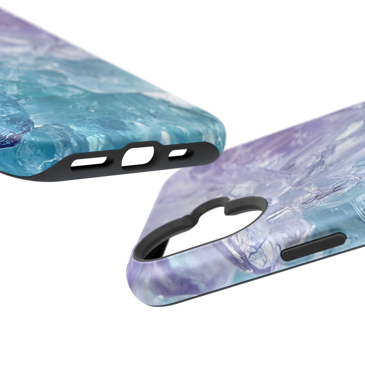 Crystal-Patterned Impact-Resistant Phone Case | Stylish Protection for Adventurers