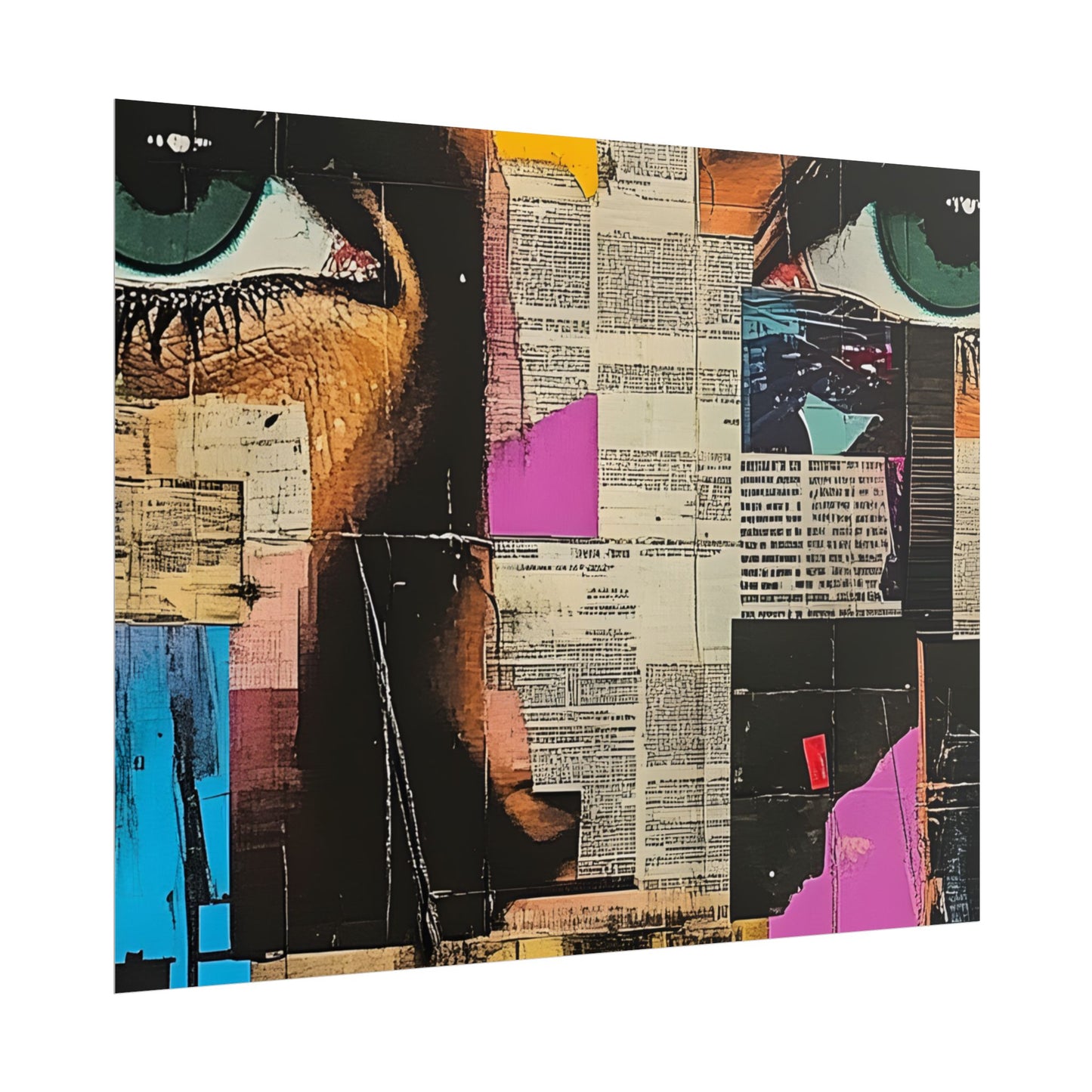 Wall Art Poster - Retro Pop Culture Woman 14 Comic Book Style