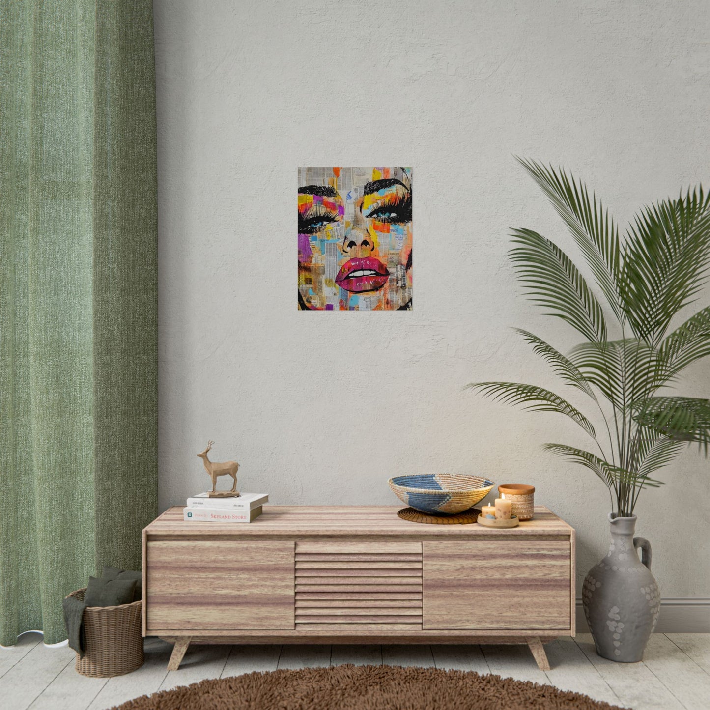 Pop Culture Woman 1 -Vibrant Art Prints, Fashion Poster,