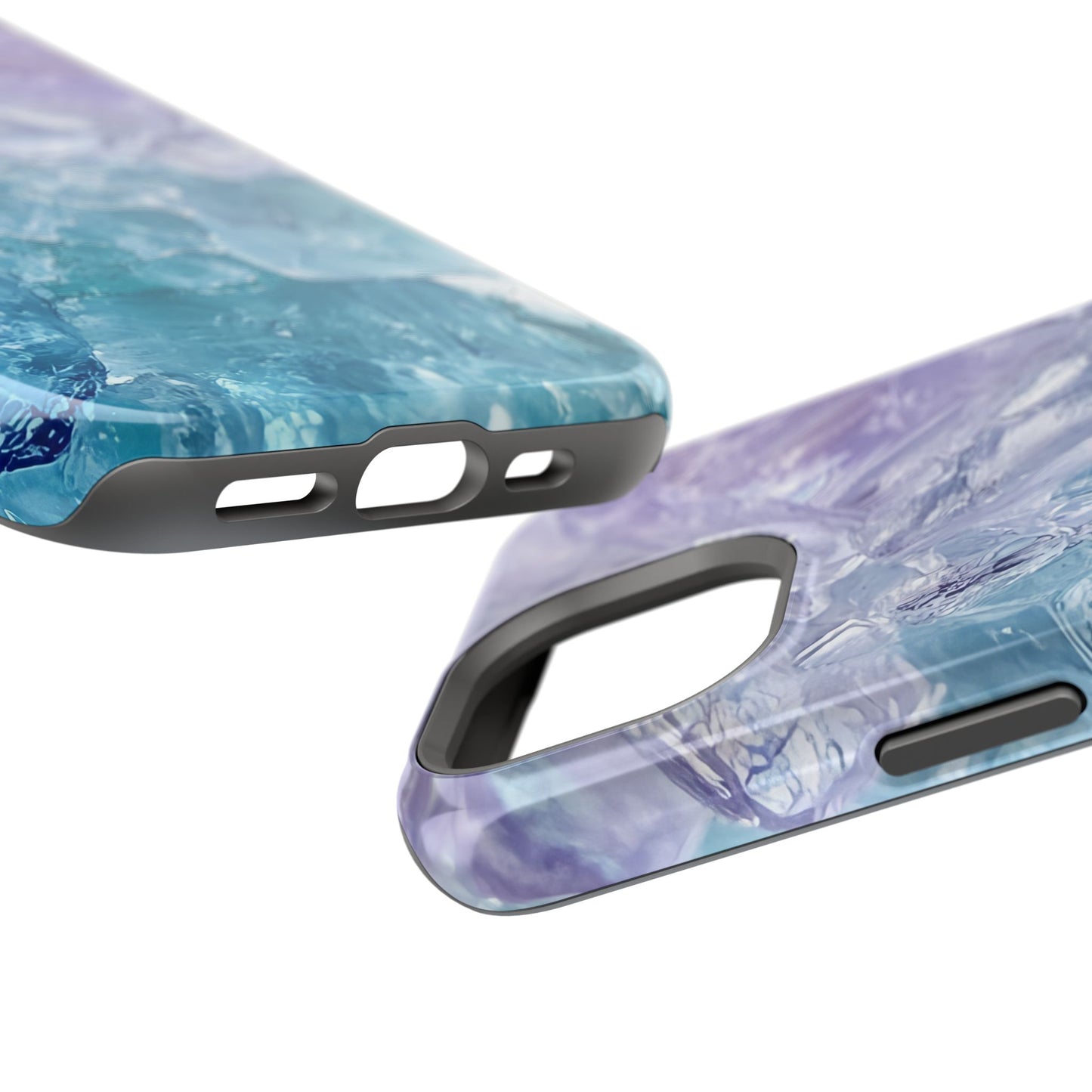 Crystal-Patterned Impact-Resistant Phone Case | Stylish Protection for Adventurers