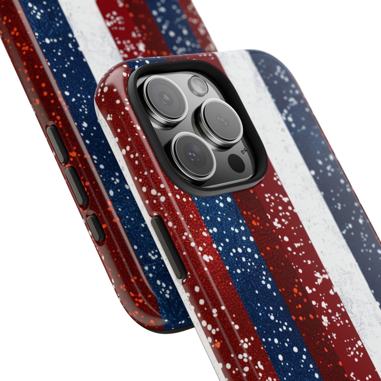 Patriotic Glitter Tough Phone Case