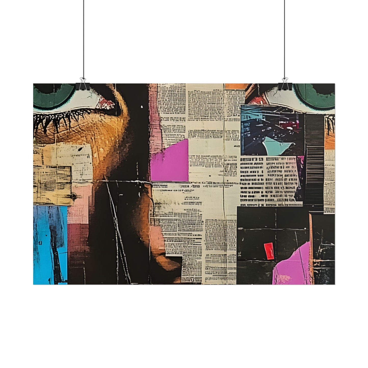 Wall Art Poster - Retro Pop Culture Woman 14 Comic Book Style