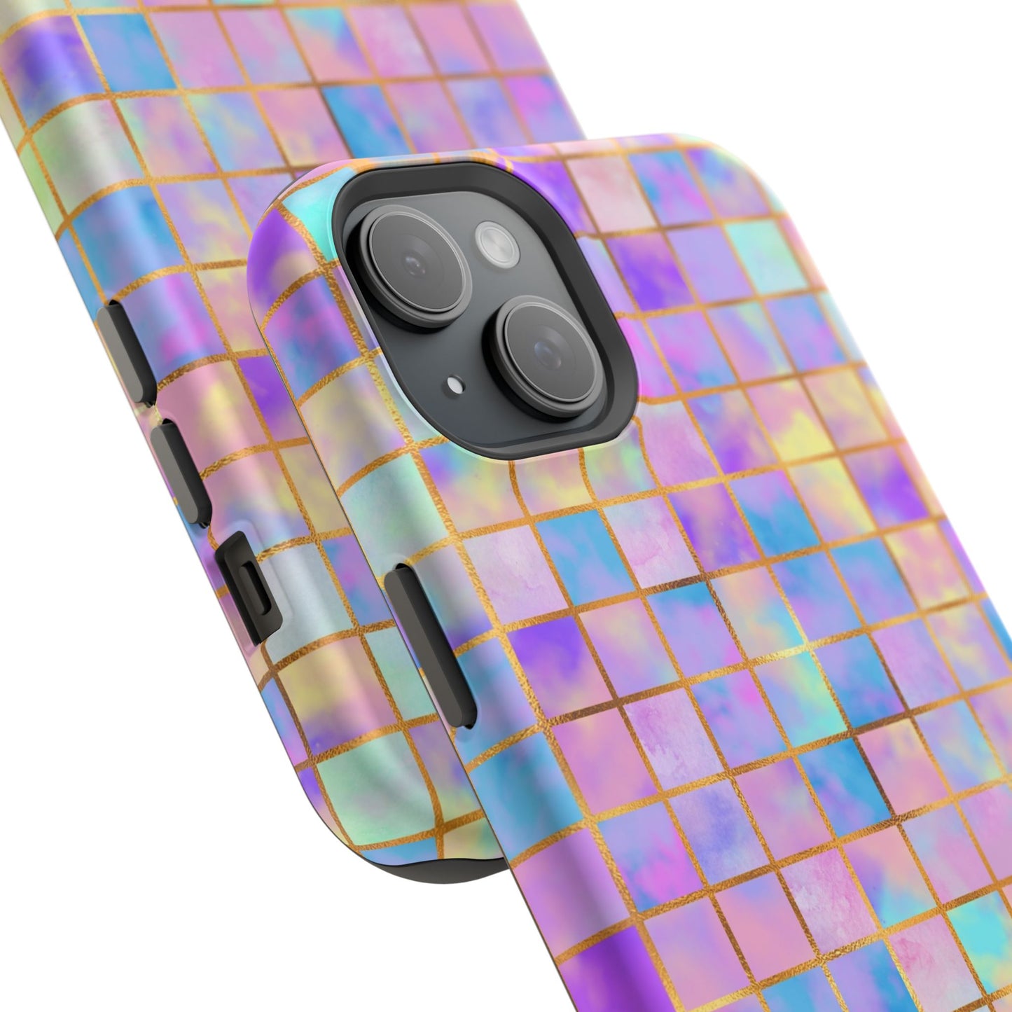 Colorful Mosaic Impact-Resistant Phone Case