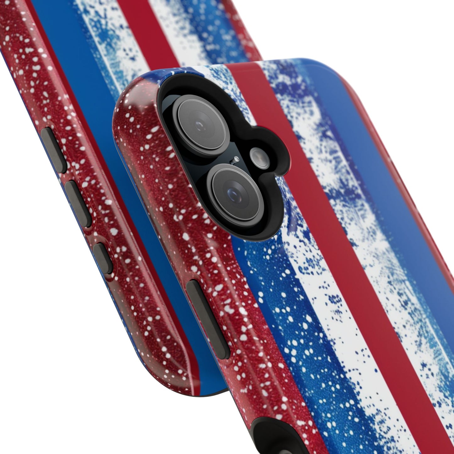 Patriotic Stripes Impact-Resistant Phone Case