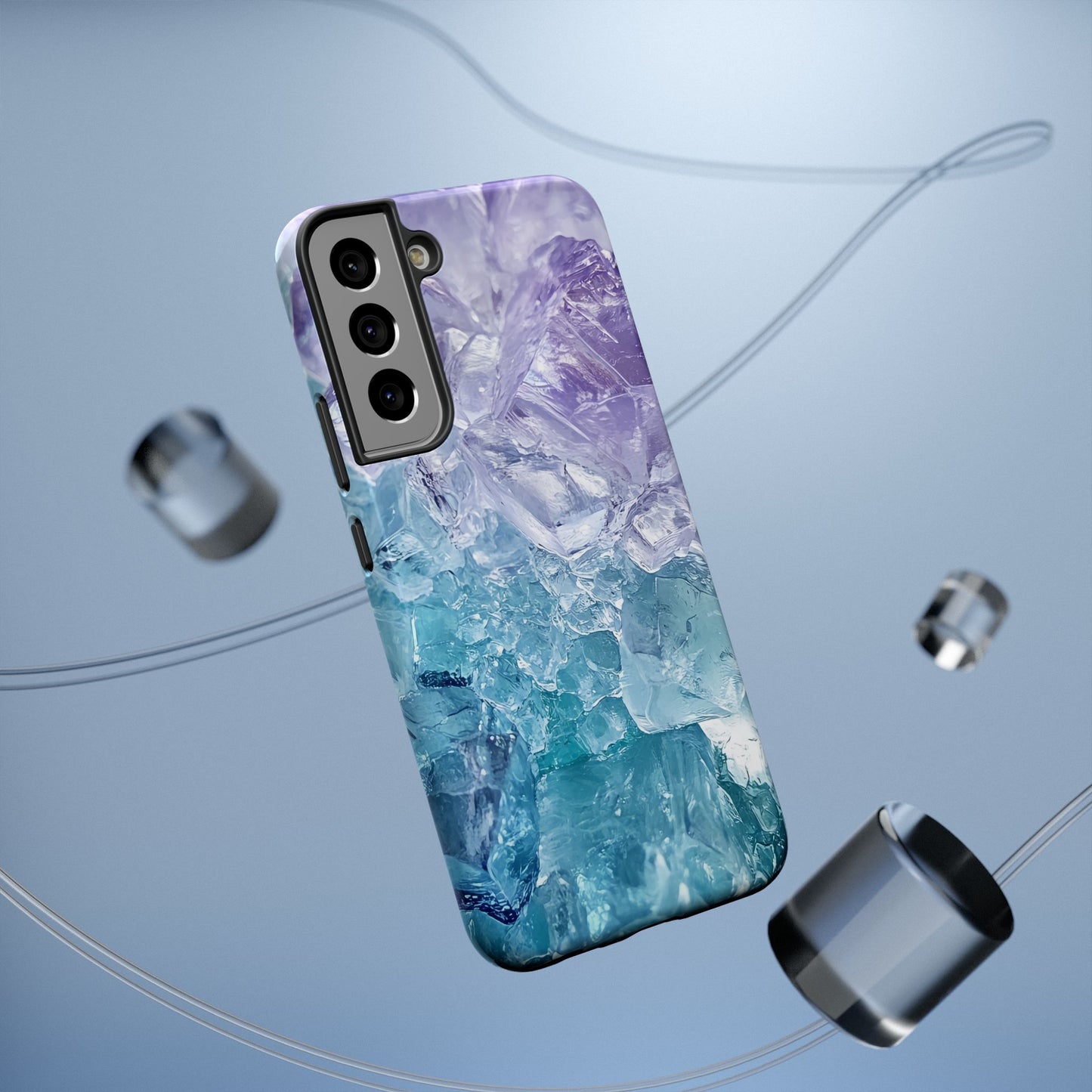 Crystal-Patterned Impact-Resistant Phone Case | Stylish Protection for Adventurers