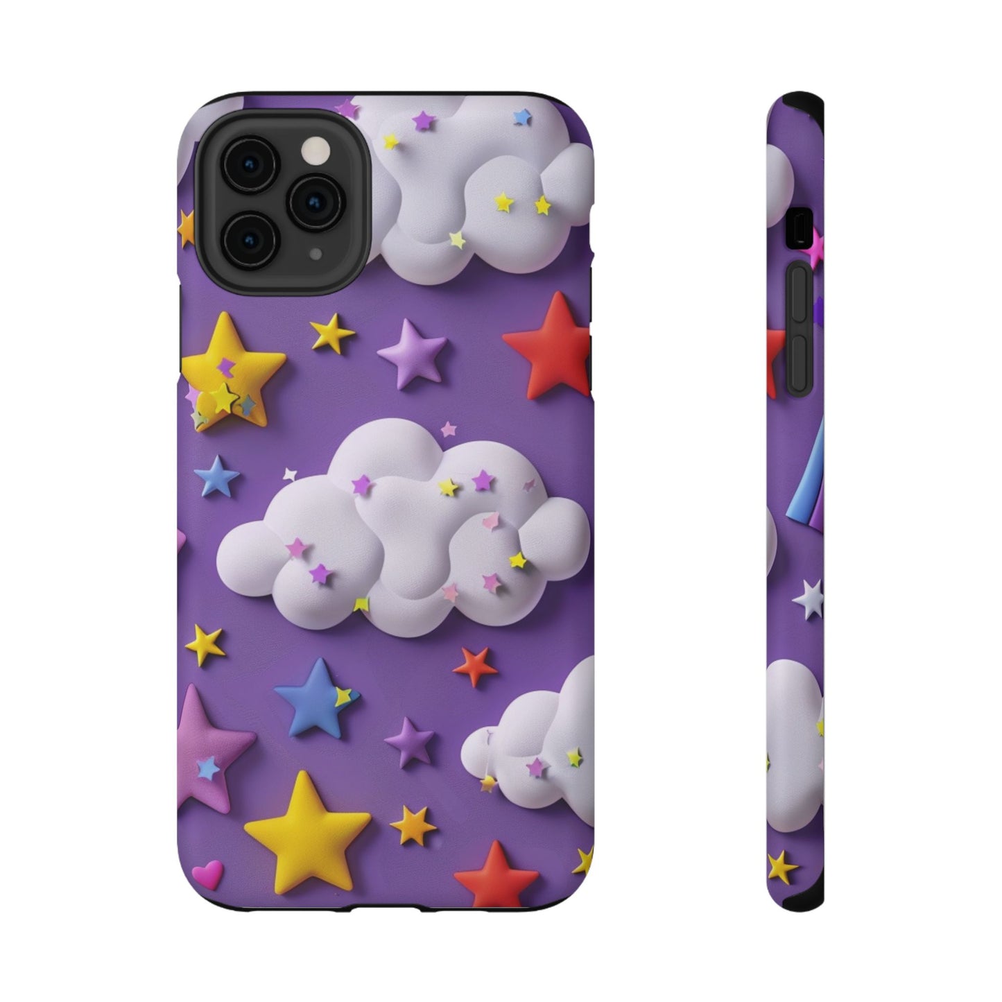 Colorful Cloud & Star Phone Case