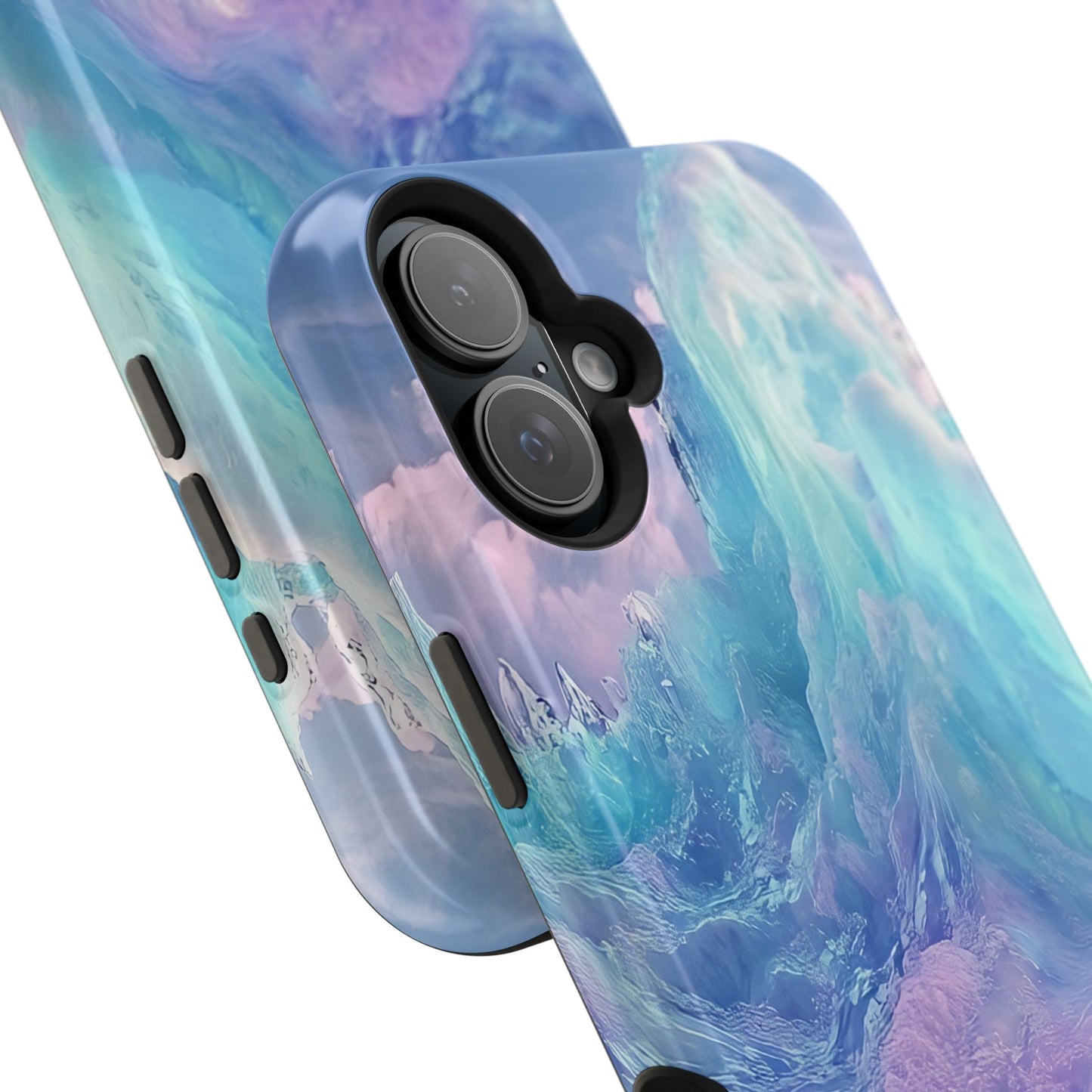 Phone Case - Colorful Abstract Waves Design