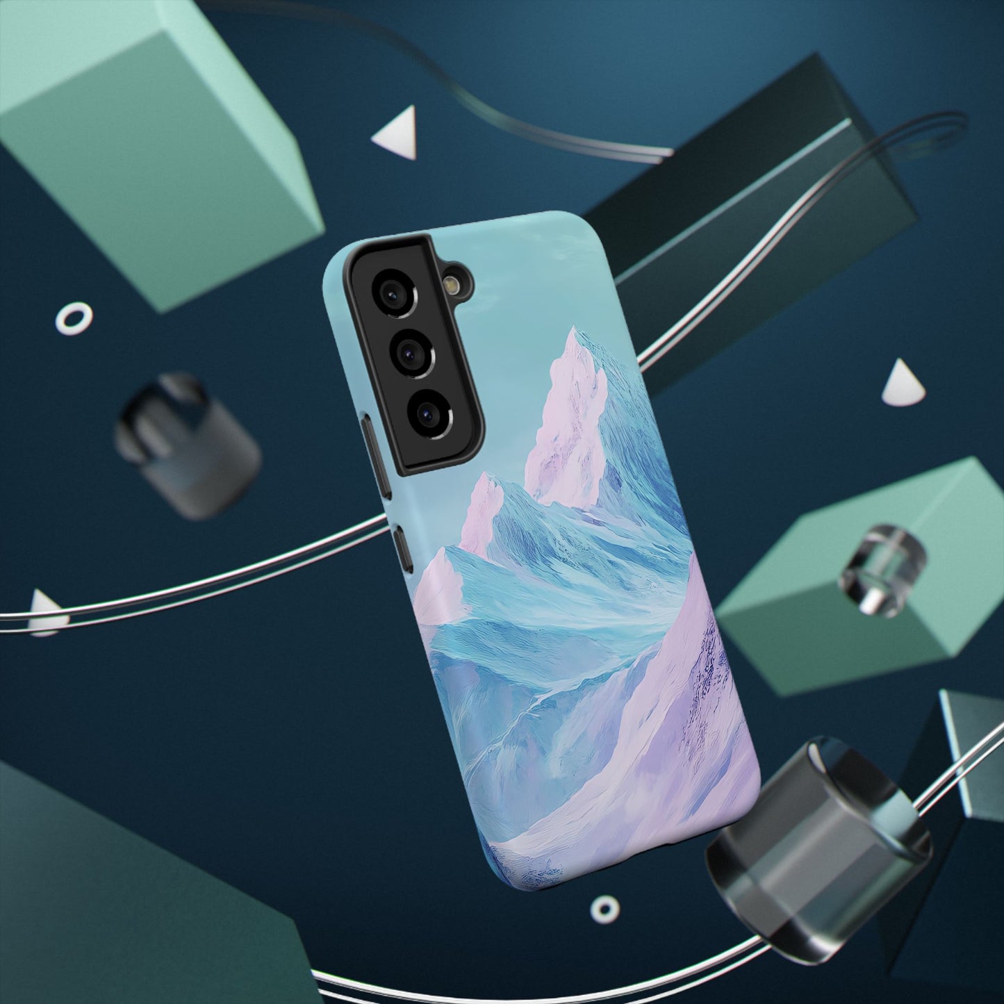 Mountain Landscape Phone Case - Impact-Resistant Protection for Nature Lovers