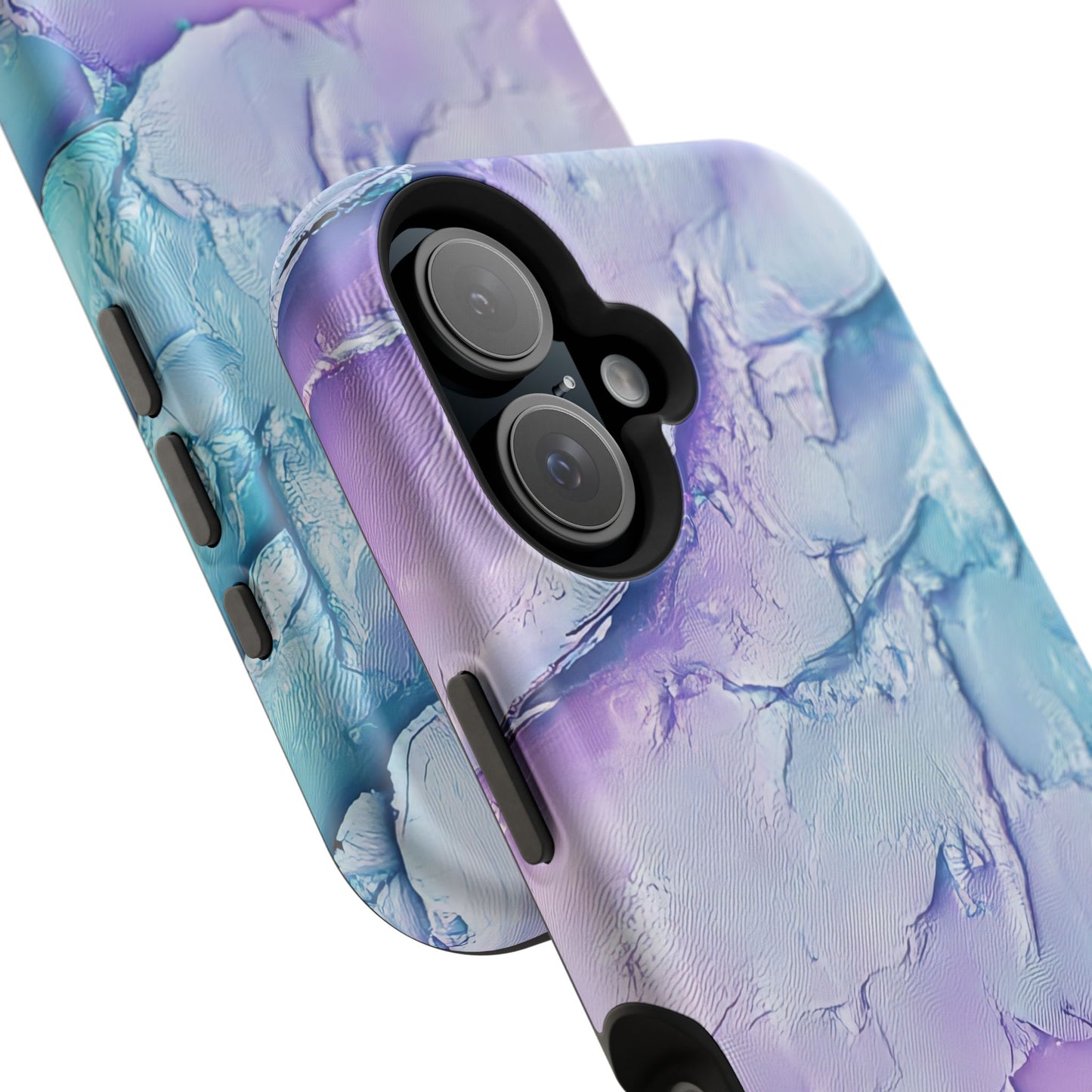 Vibrant Impact-Resistant Phone Case - Colorful Texture Design
