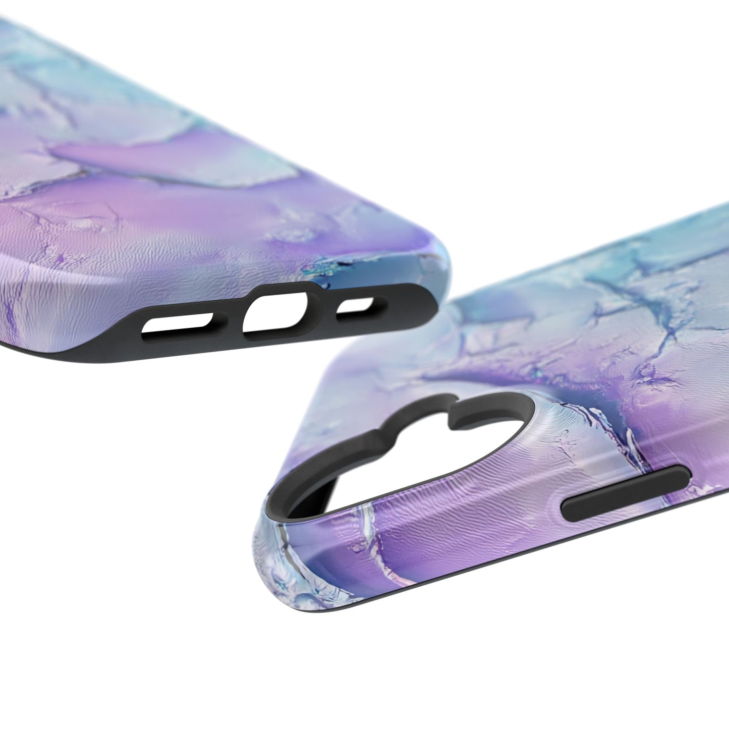 Vibrant Impact-Resistant Phone Case - Colorful Texture Design