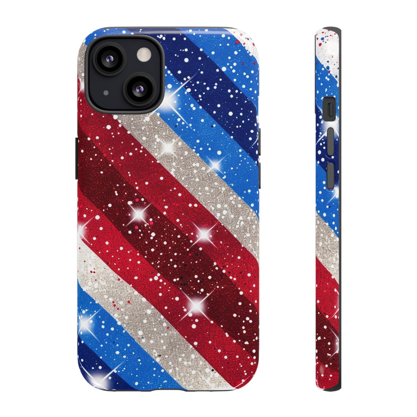 Glittery Patriotic Phone Case - Tough Cases