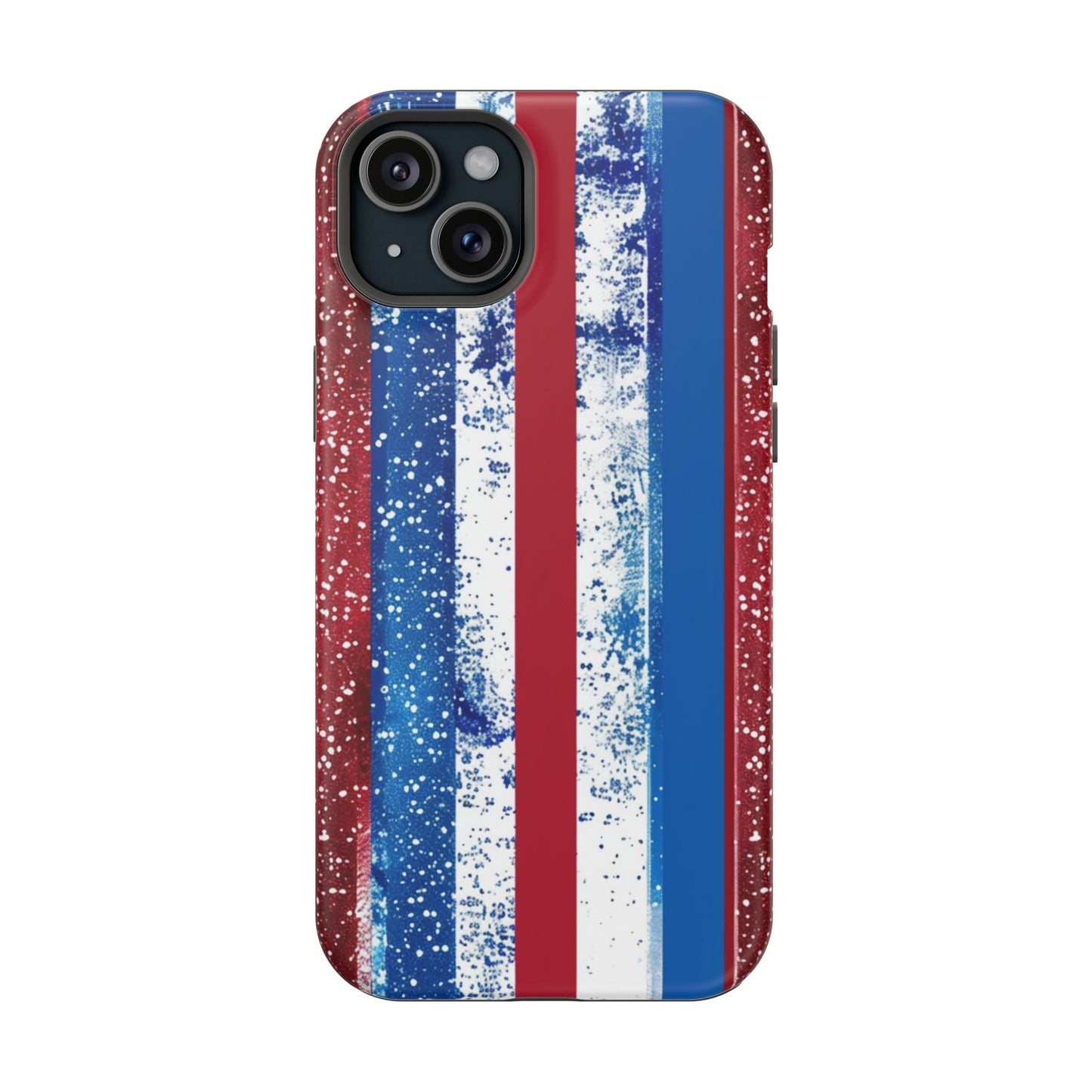 Patriotic Stripes Impact-Resistant Phone Case