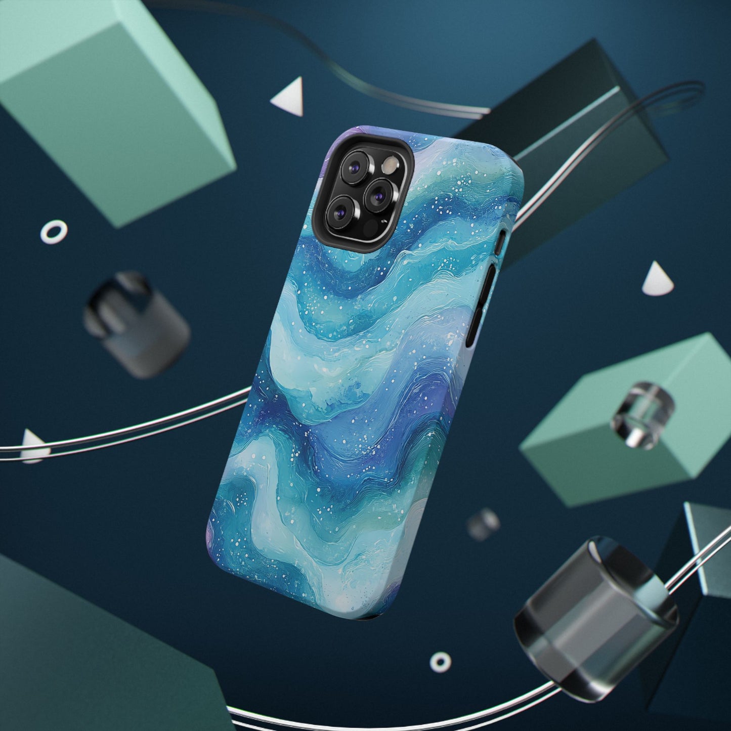 Ocean Wave Impact-Resistant Phone Case - Stylish and Durable Design
