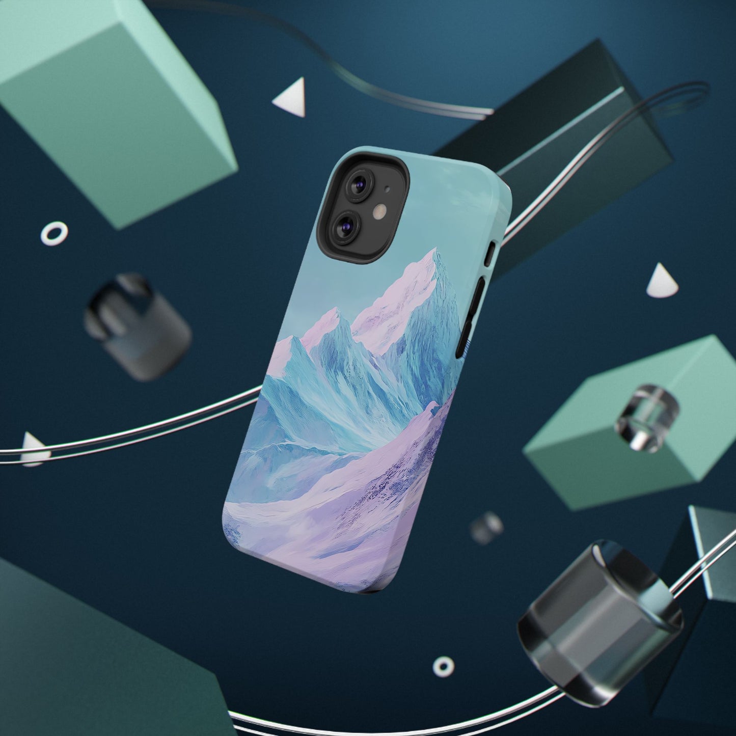 Mountain Landscape Phone Case - Impact-Resistant Protection for Nature Lovers