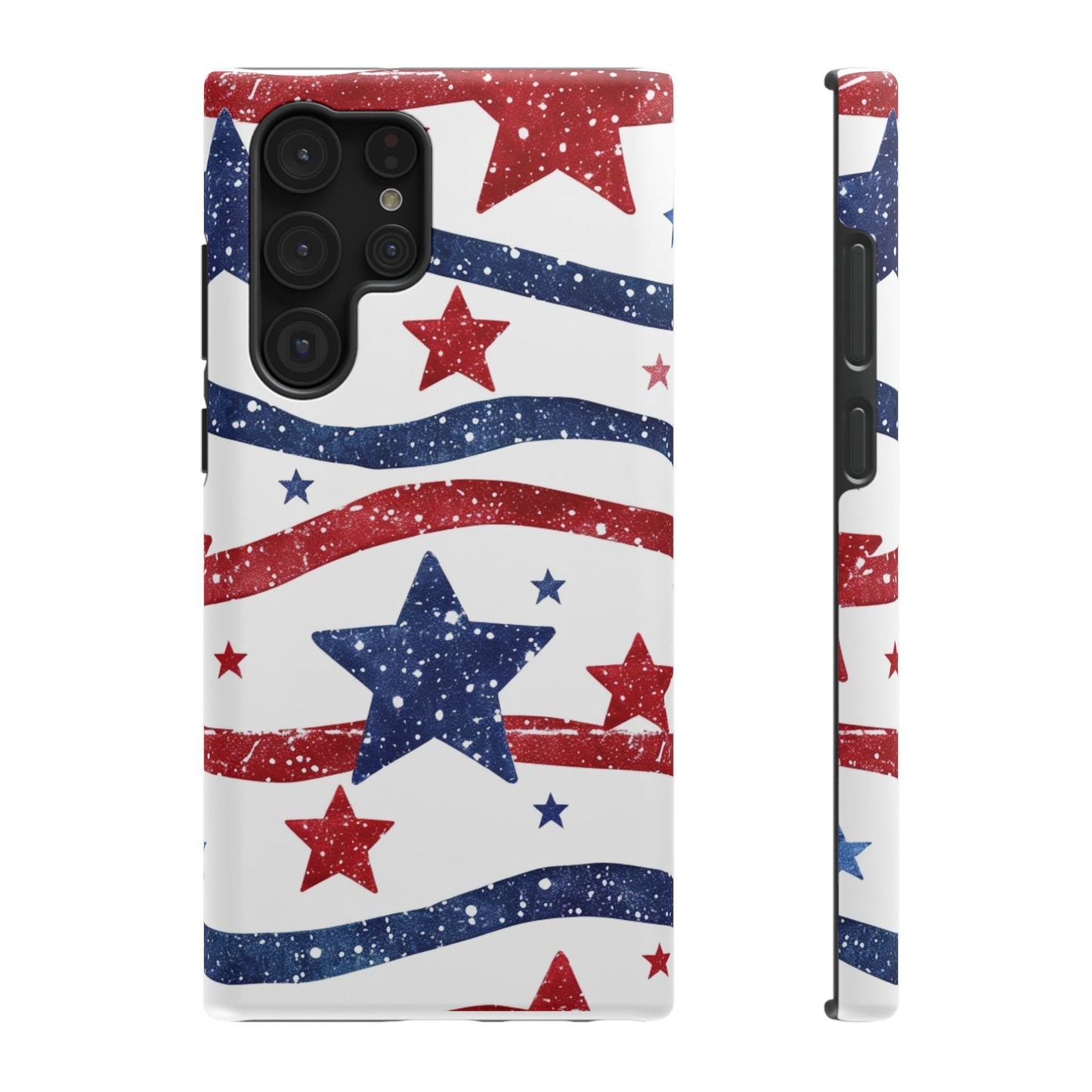 Stars & Stripes Design Impact-Resistant Phone Case