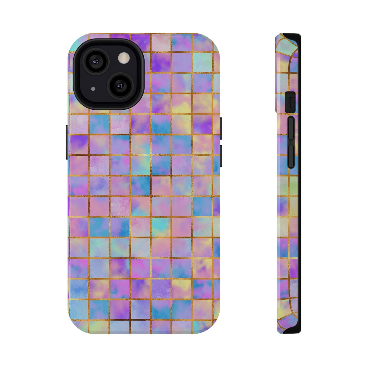 Colorful Mosaic Impact-Resistant Phone Case