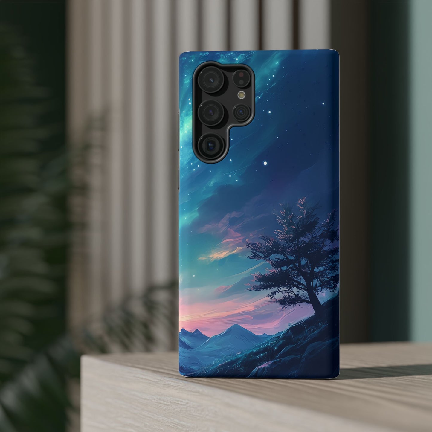 Stunning Galaxy Tree Impact-Resistant Phone Case
