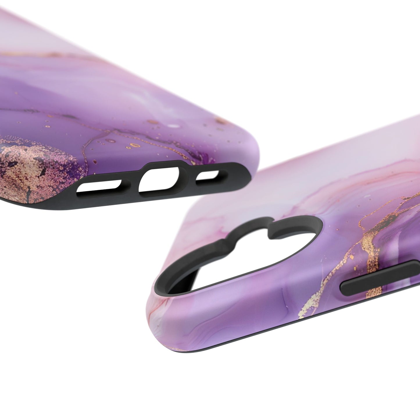Elegant Purple Marble iPhone Case