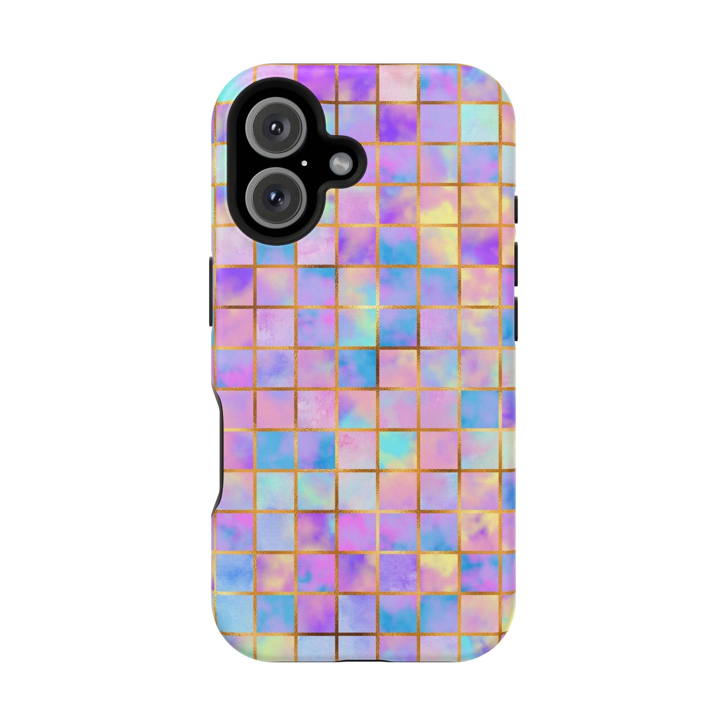 Colorful Mosaic Impact-Resistant Phone Case