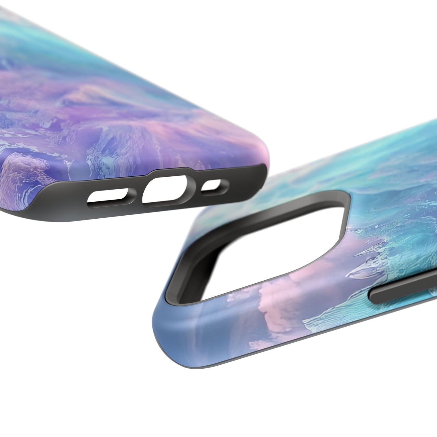 Phone Case - Colorful Abstract Waves Design