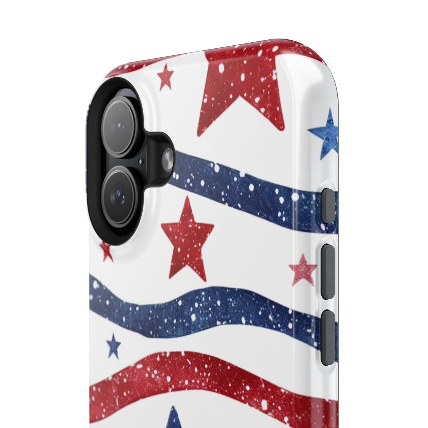 Stars & Stripes Design Impact-Resistant Phone Case