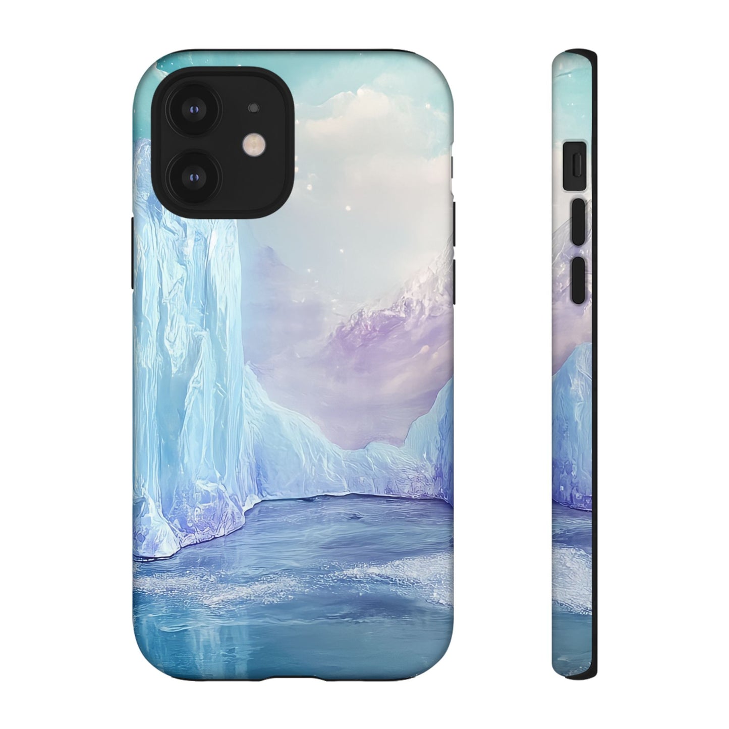 Artistic Phone Case with Iceberg Design
