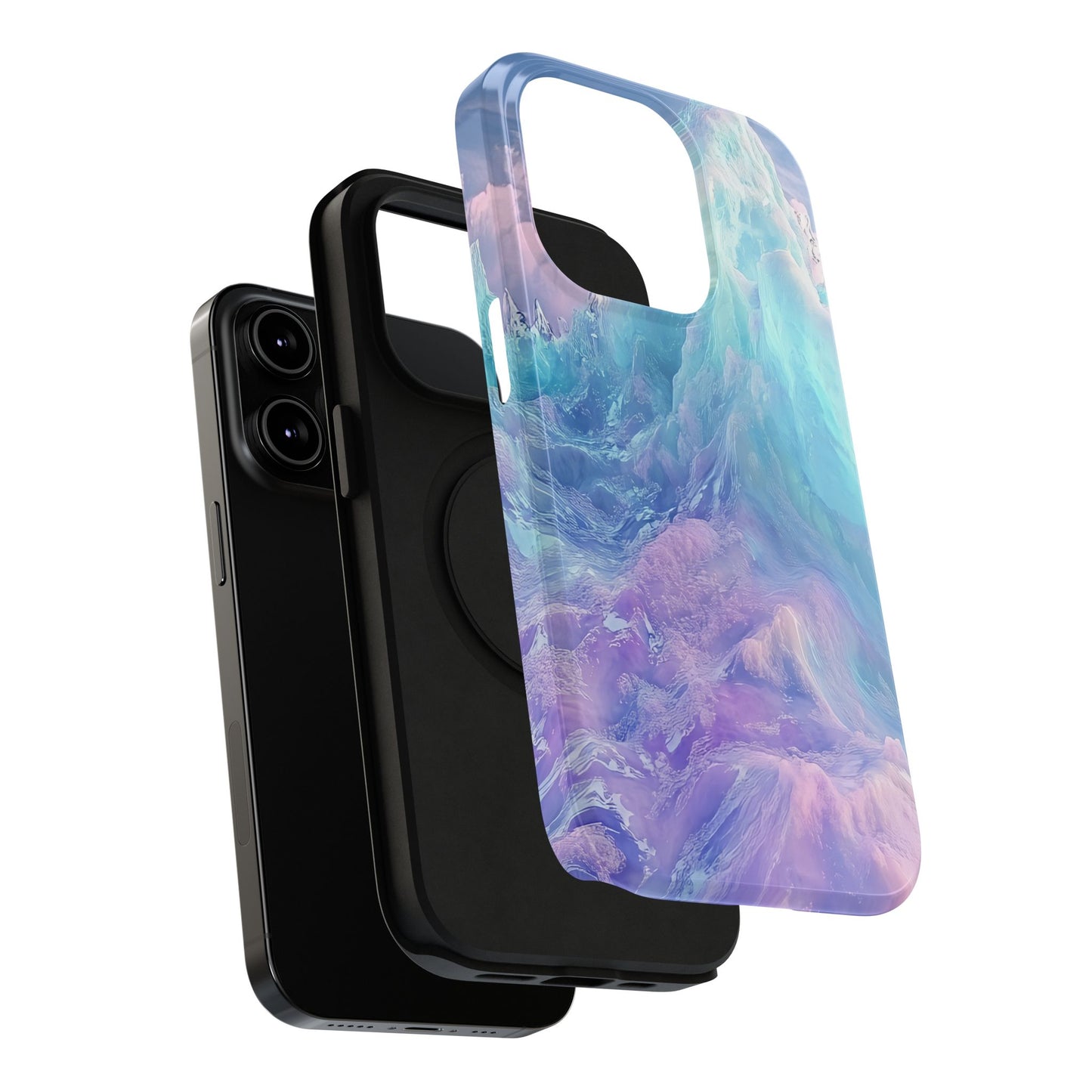 Phone Case - Colorful Abstract Waves Design