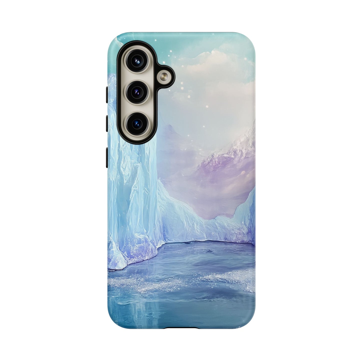 Artistic Phone Case with Iceberg Design